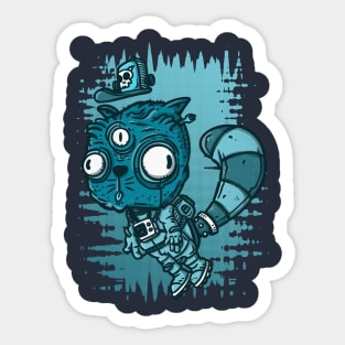 space cat Sticker